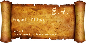 Enyedi Alina névjegykártya